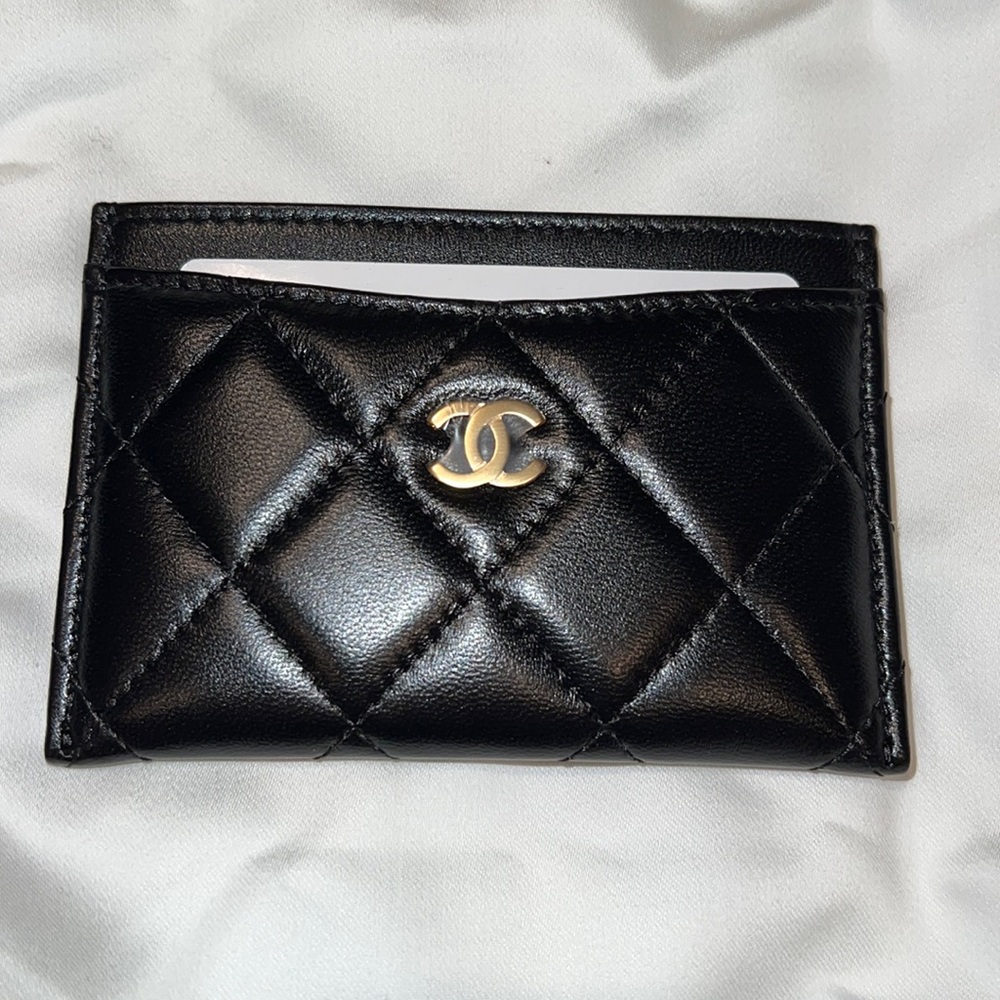 Chanel card holder